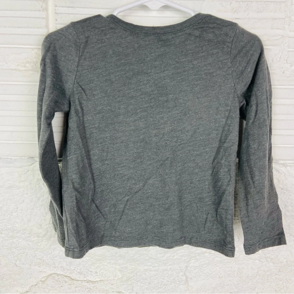 The Children's Place Gray Long Sleeve Tee with daddy will always be my king 2T